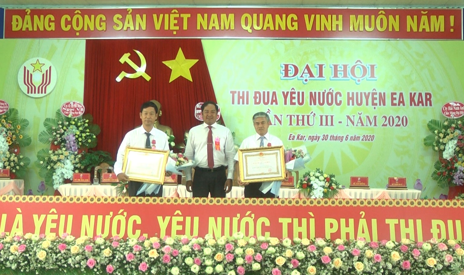 Đại hội thi đua yêu nước huyện EaKar lần thứ III, năm 2020.