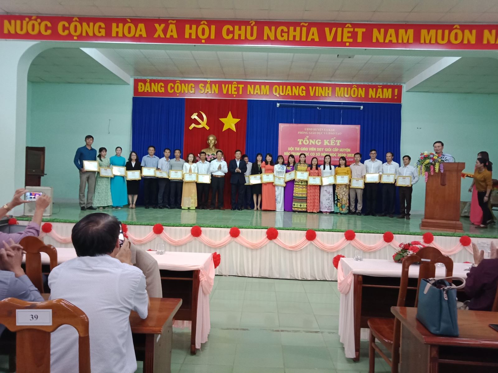 Tổng kết Hội thi giáo viên  dạy giỏi bậc THCS cấp huyện năm 2020 – 2021