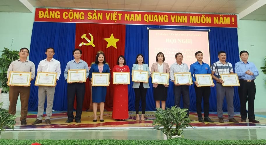 UBND huyện tổ chức Hội nghị  tổng kết công tác quản lý nhà nước về lĩnh vực Tài nguyên và MT năm 2020