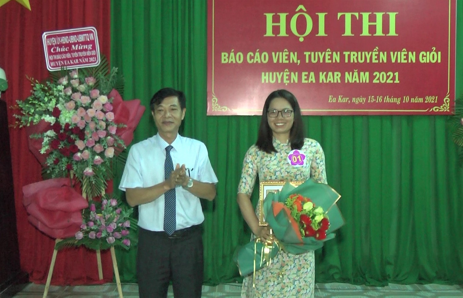 Huyện Ea Kar tổ chức thành công  Hội thi báo cáo viên, tuyên truyền viên giỏi cấp huyện năm 2021.