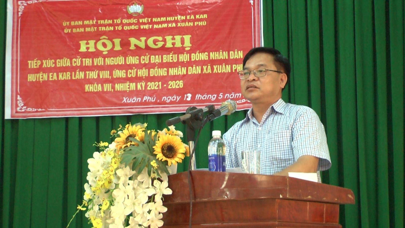 Hội nghị tiếp xúc cử tri xã Xuân Phú với những ứng cử viên đại biểu HĐND huyện khóa VIII, nhiệm kỳ 2021-2026.
