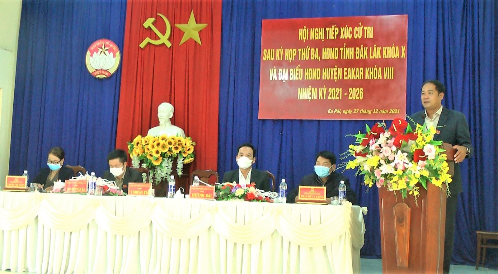 Hội nghị tiếp xúc cử tri với đại biểu HĐND sau kỳ họp thứ 3