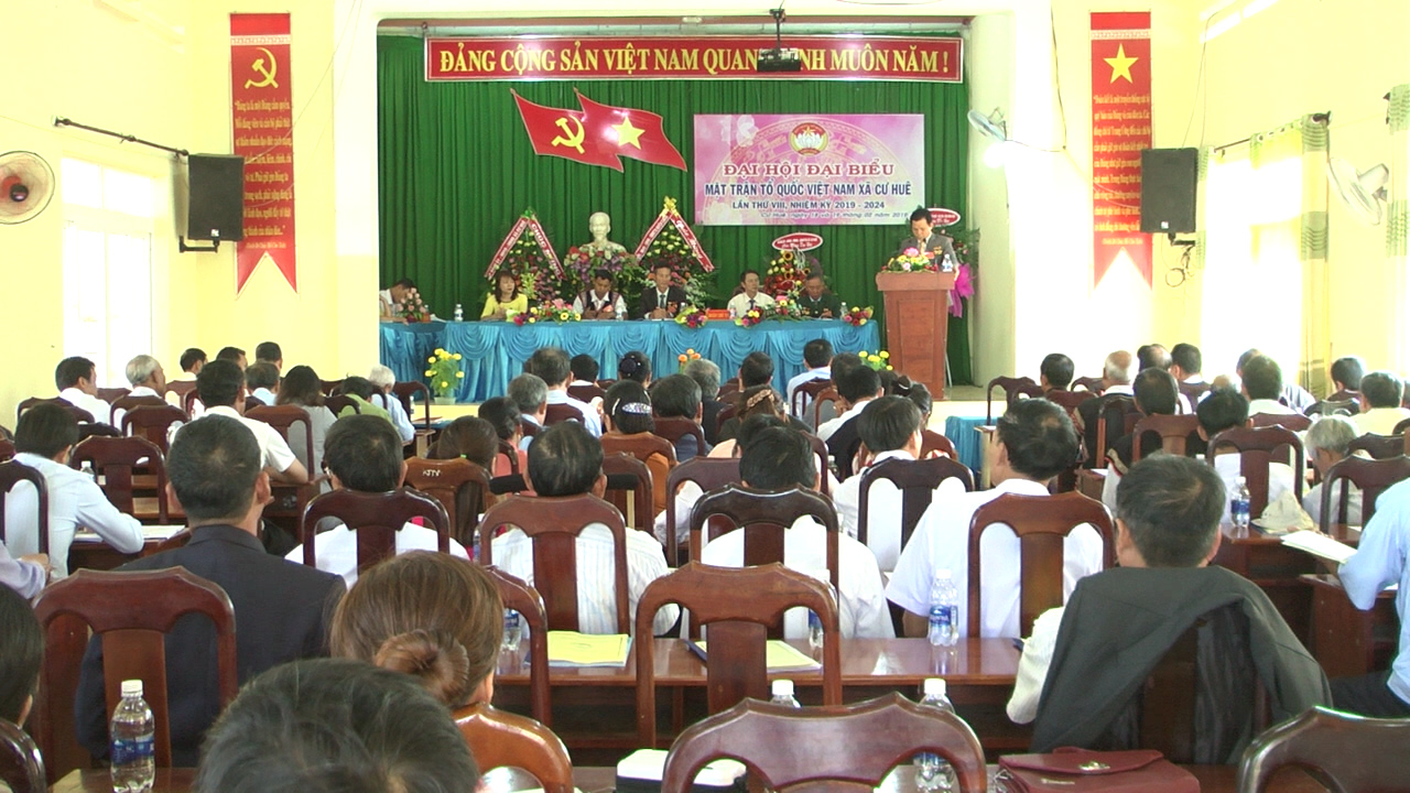 Đại hội đại biểu MTTQ VN xã Cư Huê, lần thứ VIII nhiệm kỳ 2019-2024.