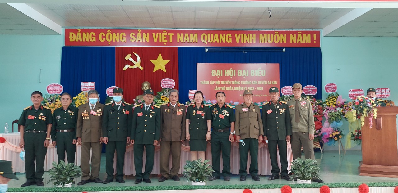 Đại hội đại biểu Hội truyền thống Trường Sơn đường Hồ Chí Minh huyện Ea Kar lần thứ nhất, nhiệm kỳ 2022-2026