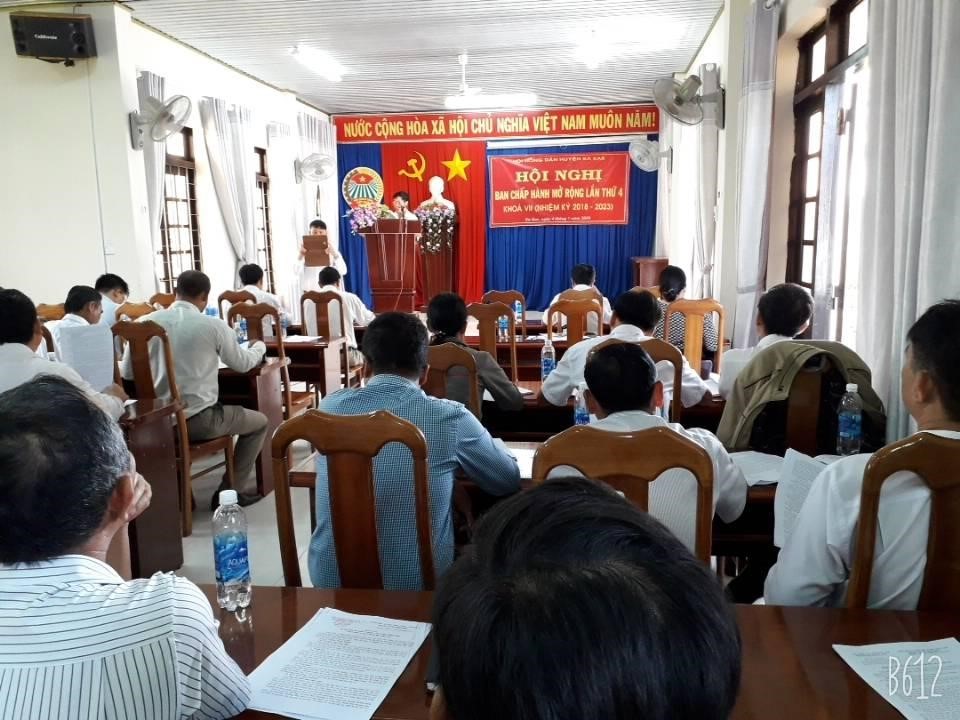 Hội Nông dân huyện Ea Kar: Tổ chức Hội nghị Ban chấp hành (mở rộng) lần thứ IV, khóa VII, nhiệm kỳ 2018 – 2023.