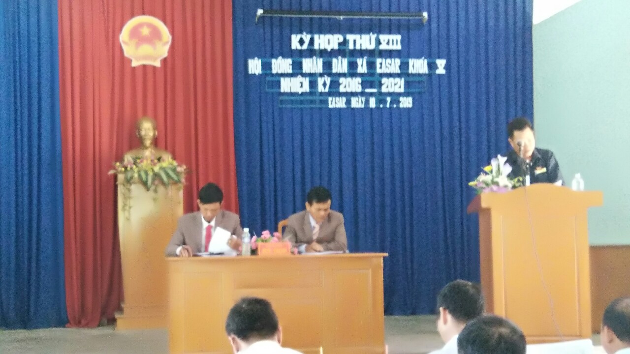 HĐND xã Ea Sar: Kỳ họp thứ 8, khóa V, nhiệm kỳ 2016 – 2021