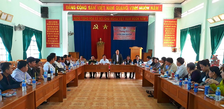 Lãnh đạo huyện EaKar kiểm tra tình hình thực hiện nhiệm vụ trước, trong và sau Tết Nguyên đán 2018 tại địa bàn các  xã Ea Sar và Ea Sô