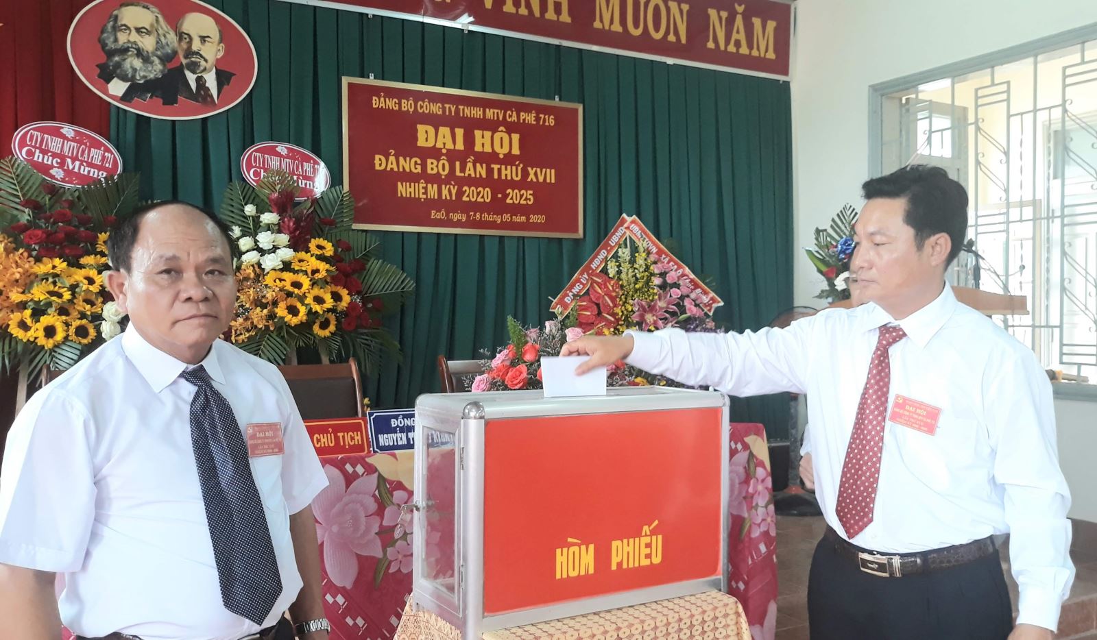 Đại hội Đảng bộ công ty TNHH MTV Cà phê 716 lần thứ XVII, nhiệm kỳ 2020 – 2025