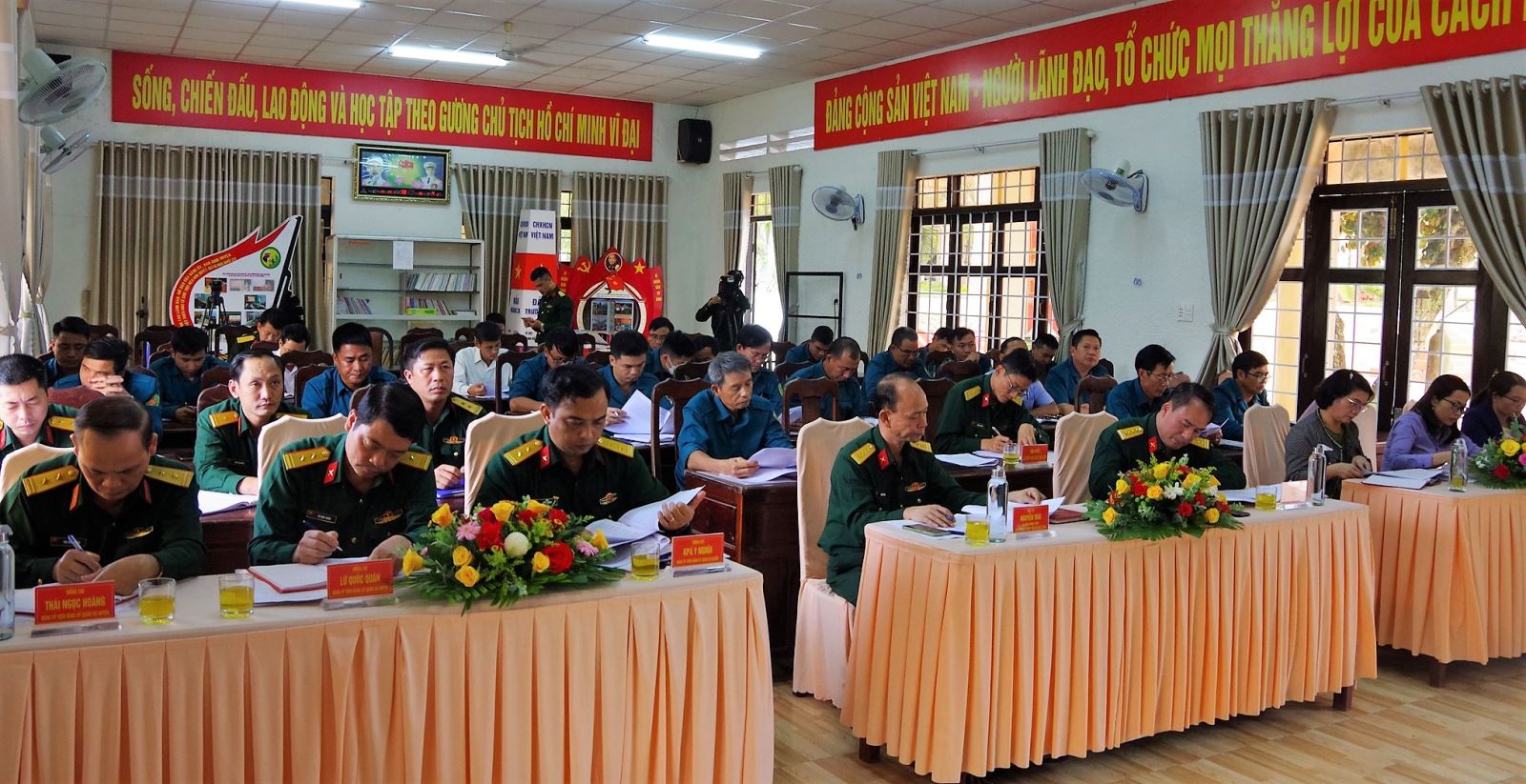 ĐẢNG ỦY QUÂN SỰ HUYỆN EA KAR  RA NGHỊ QUYẾT LÃNH ĐẠO THỰC HIỆN NHIỆM VỤ NĂM 2023
