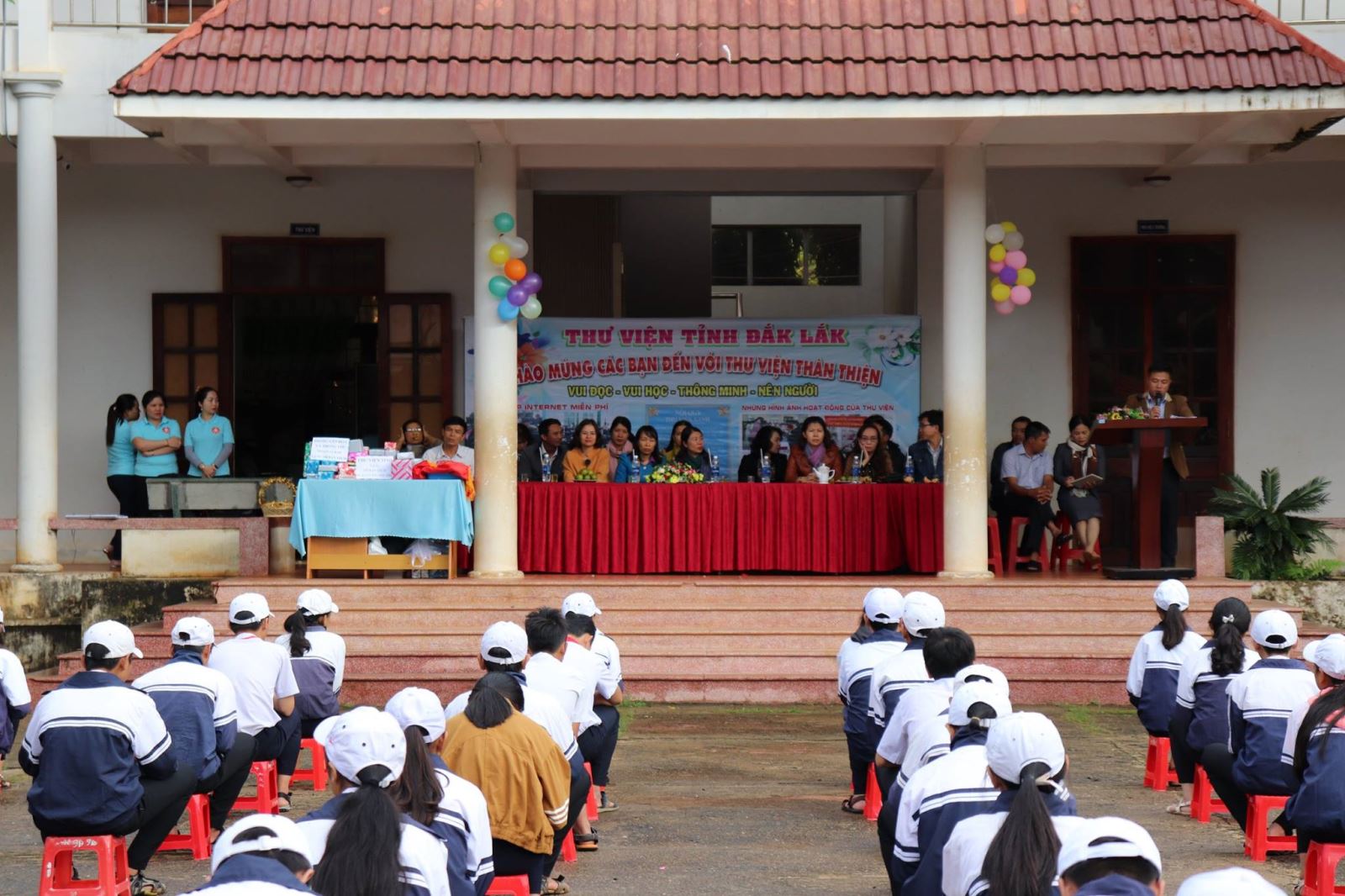 Thư viện tỉnh Đắk Lắk tổ chức Chương trình Thư viện xanh tại Trường THCS Chu Văn An 