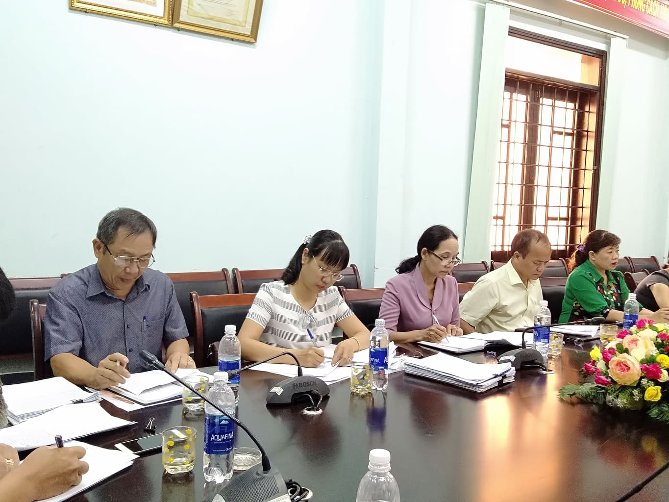 BCĐ phong trào TDĐKXDĐSVH tỉnh tiến hành kiểm tra kết quả thực hiện Phong trào TDĐKXDĐSVH và công tác GĐ tại huyện Eakar, năm 2019.
