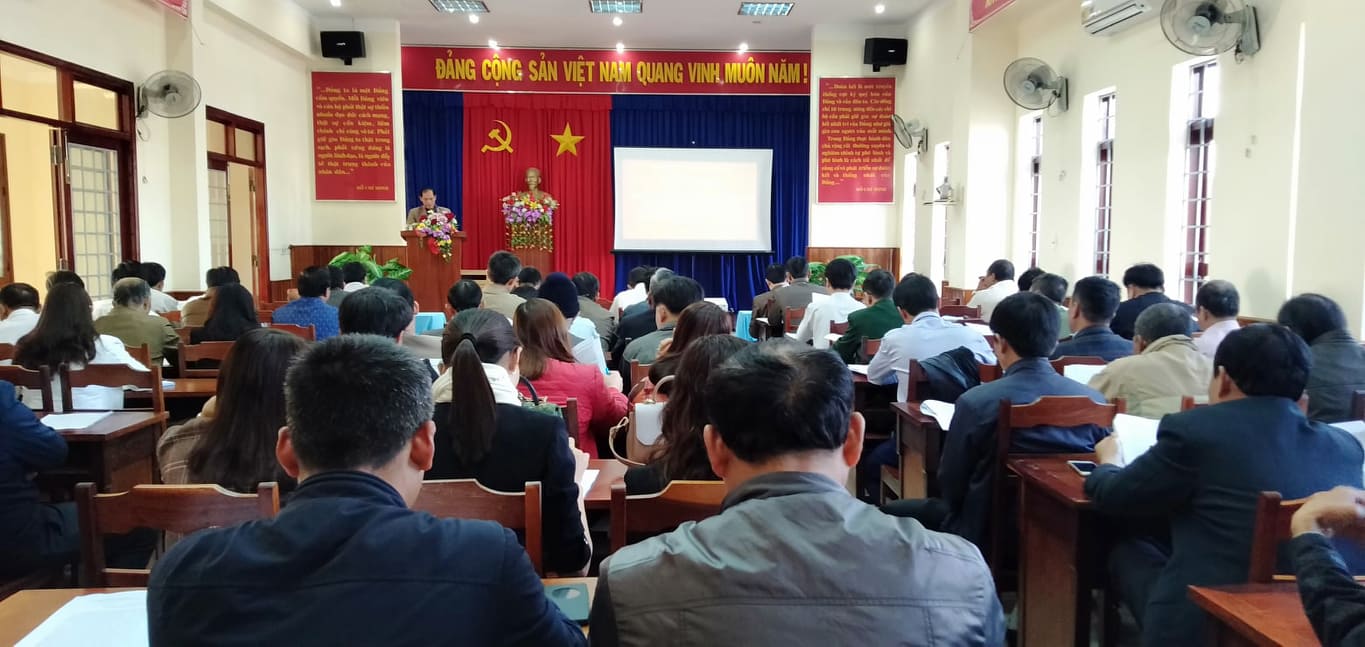 Hội nghị tổng kết công tác dân vận, thực hiện quy chế dân chủ công tác phát động quần chúng năm 2019; triển khai phương hướng nhiệm vụ năm 2020.