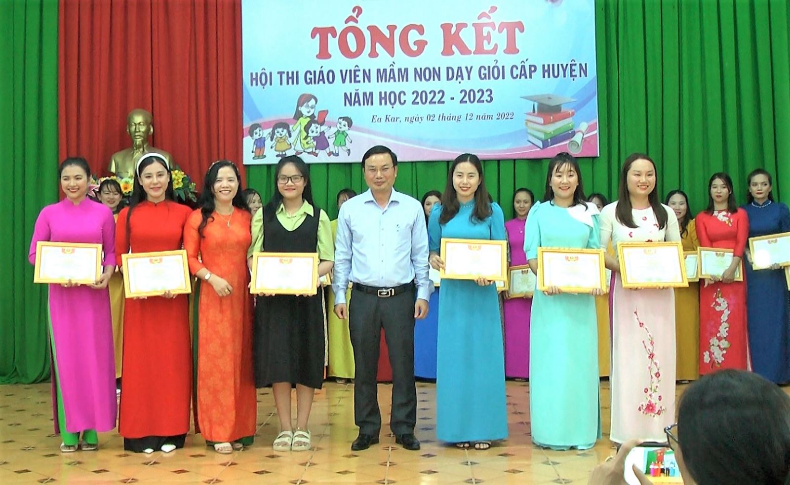 Tổng kết hội thi “Giáo viên mầm non dạy giỏi cấp huyện”,  năm học 2022 - 2023.