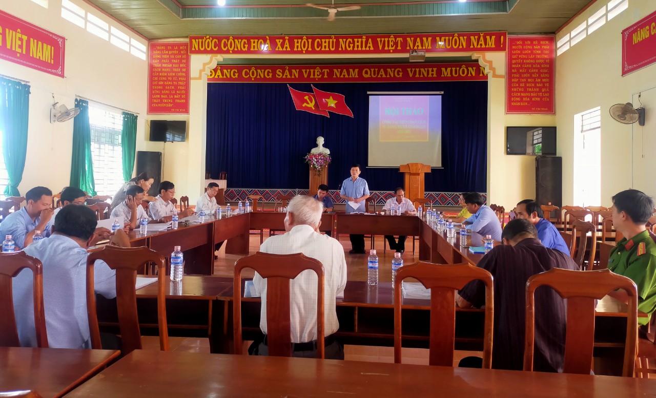 Đảng ủy xã Cư Ni tổ chức Hội thảo lần thứ nhất Lịch sử Đảng bộ xã Cư Ni (1988 - 2020)
