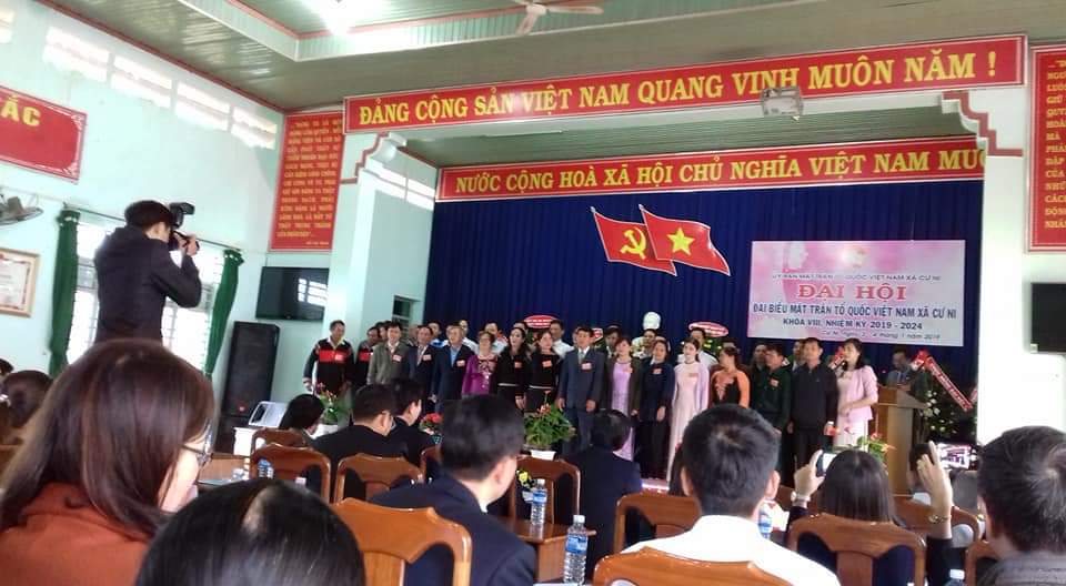   Đại hội đại biểu Mặt trận Tổ quốc xã Cư Ni (huyện Ea Kar) lần thứ VIII, nhiệm kỳ 2019 – 2024
