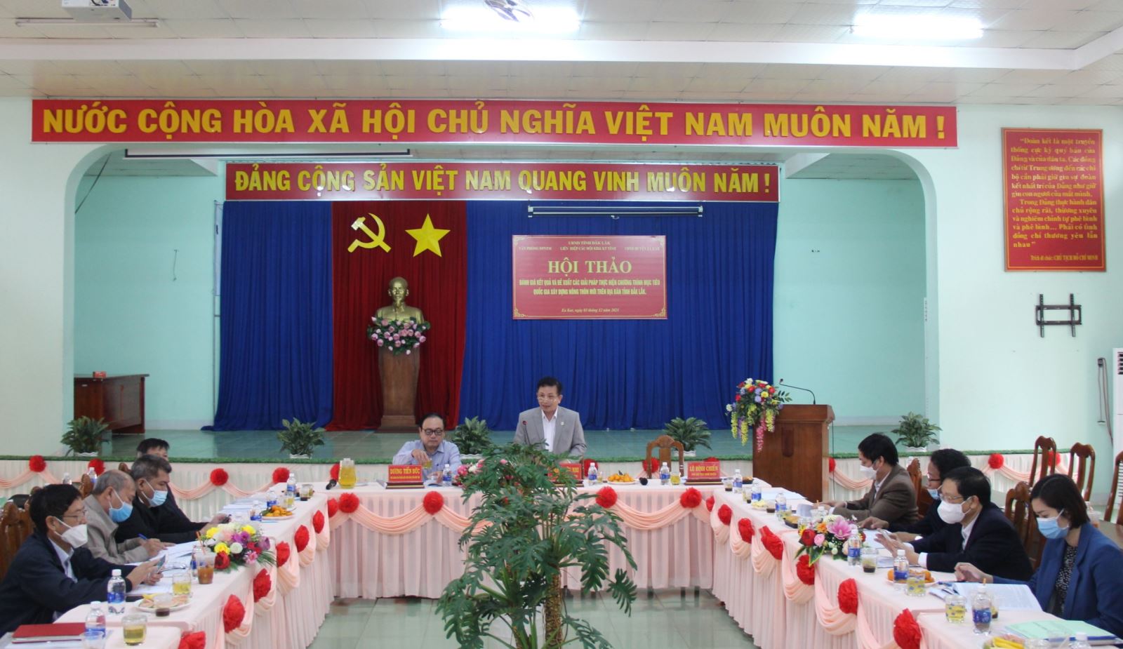 Hội thảo đánh kết quả và đề xuất các giải pháp thực hiện Chương trình mục tiêu quốc gia xây dựng nông thôn mới (NTM) trên địa bàn tỉnh.