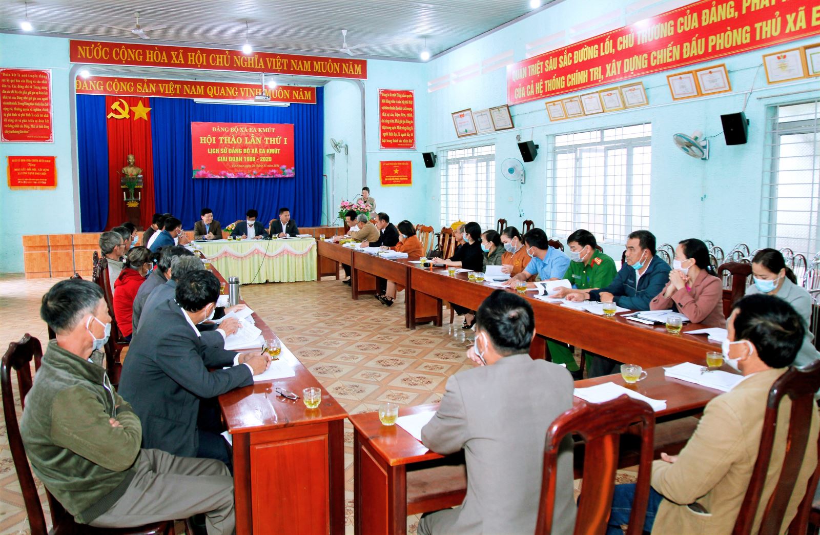 Đảng ủy xã Ea Kmút tổ chức Hội thảo lần thứ I, Lịch sử Đảng bộ xã, giai đoạn (1989-2020)