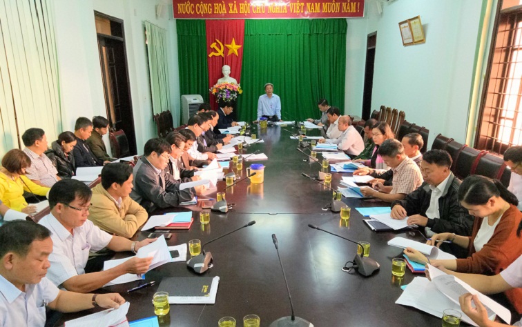 Huyện EaKar tổ chức hội nghị đánh giá kết quả thực hiện các chương trình mục tiêu Quốc gia năm 2018 và triển khai nhiệm vụ cho năm 2019.