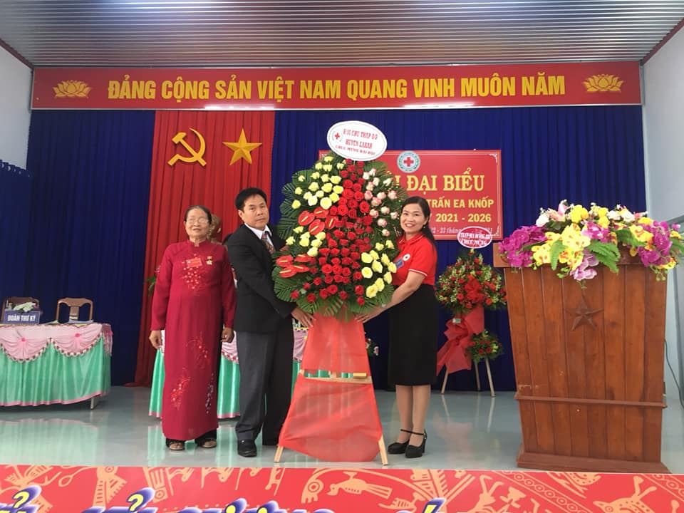 Hội Chữ thập đỏ thị trấn Eaknốp tổ chức Đại hội Đại biểu lần thứ VII, nhiệm vụ kỳ 2021 -2026