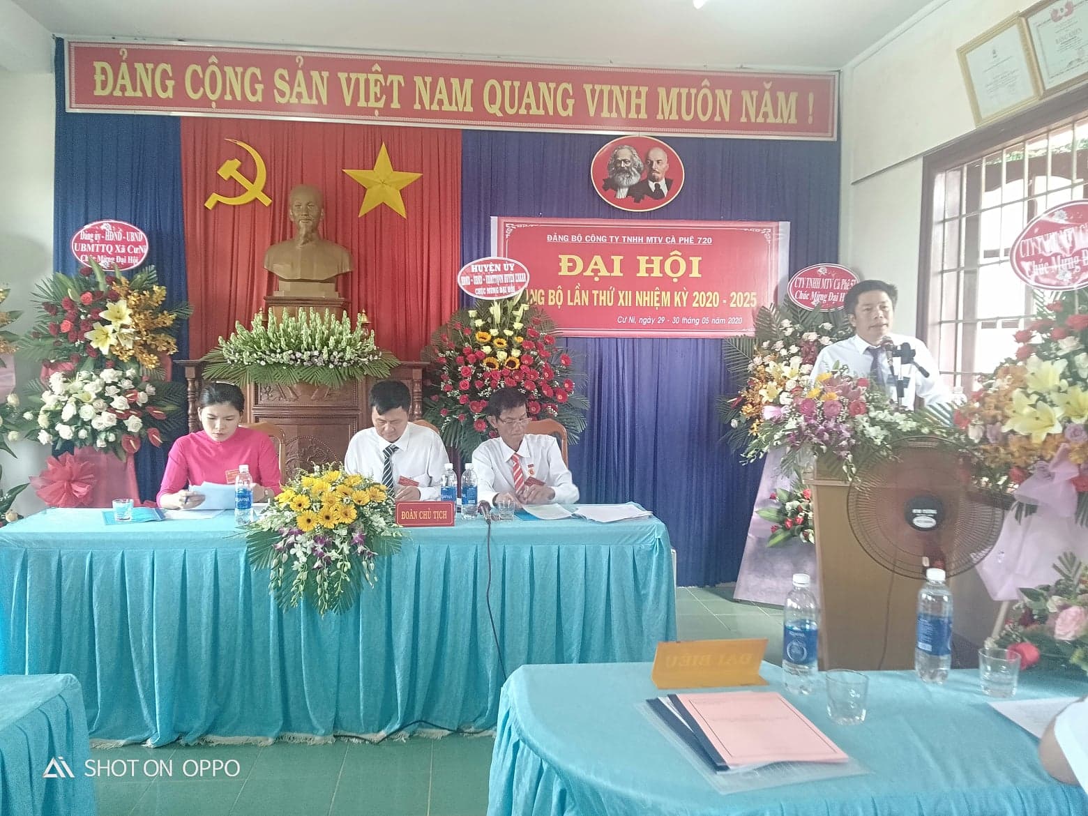 Đại hội Đảng bộ công ty TNHHMTV cà phê 720 lần thứ XII