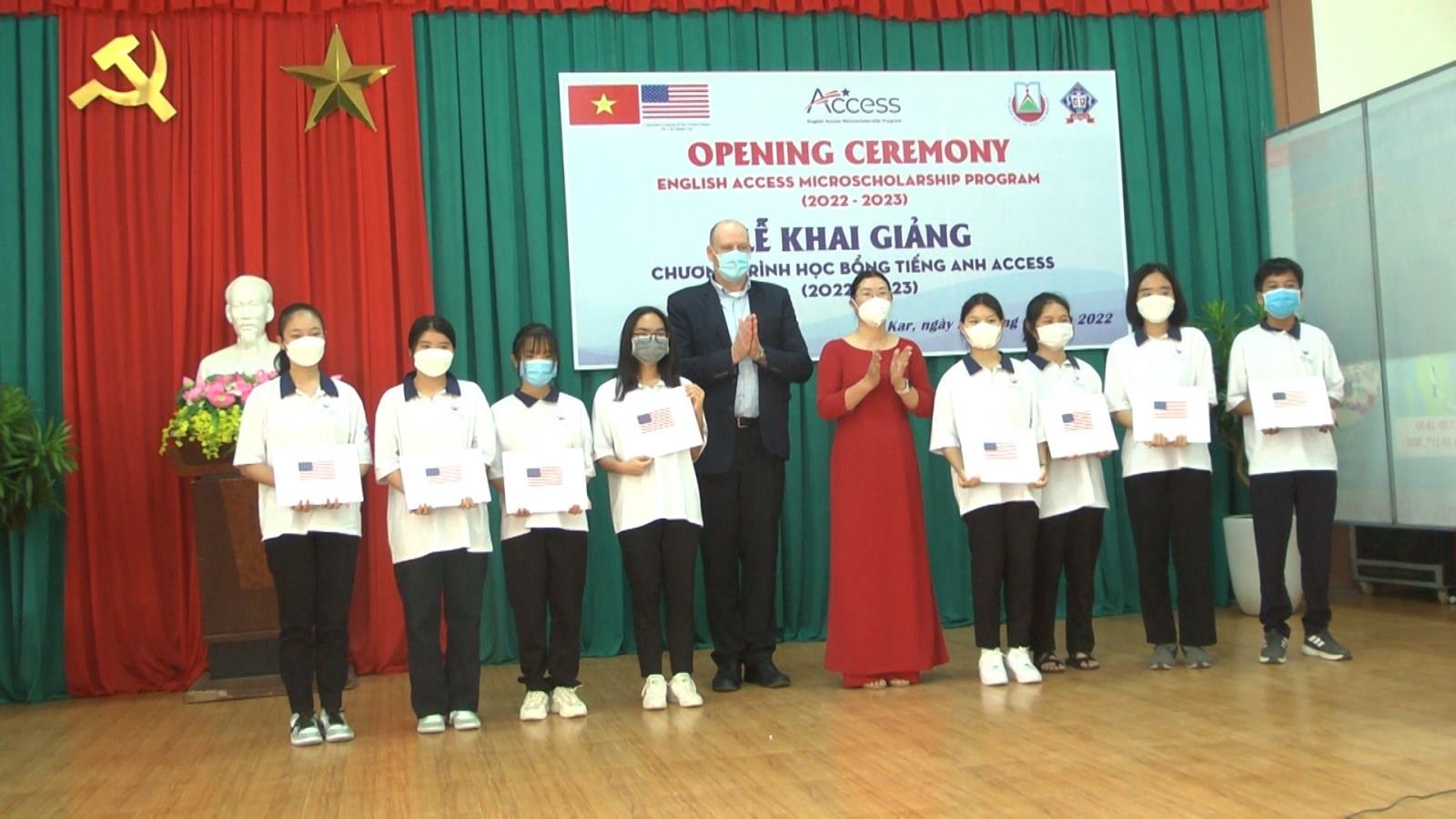 LỄ KHAI GIẢNG CHƯƠNG TRÌNH HỌC BỔNG TIẾNG ANH ACCESS KHÓA 2022 - 2023