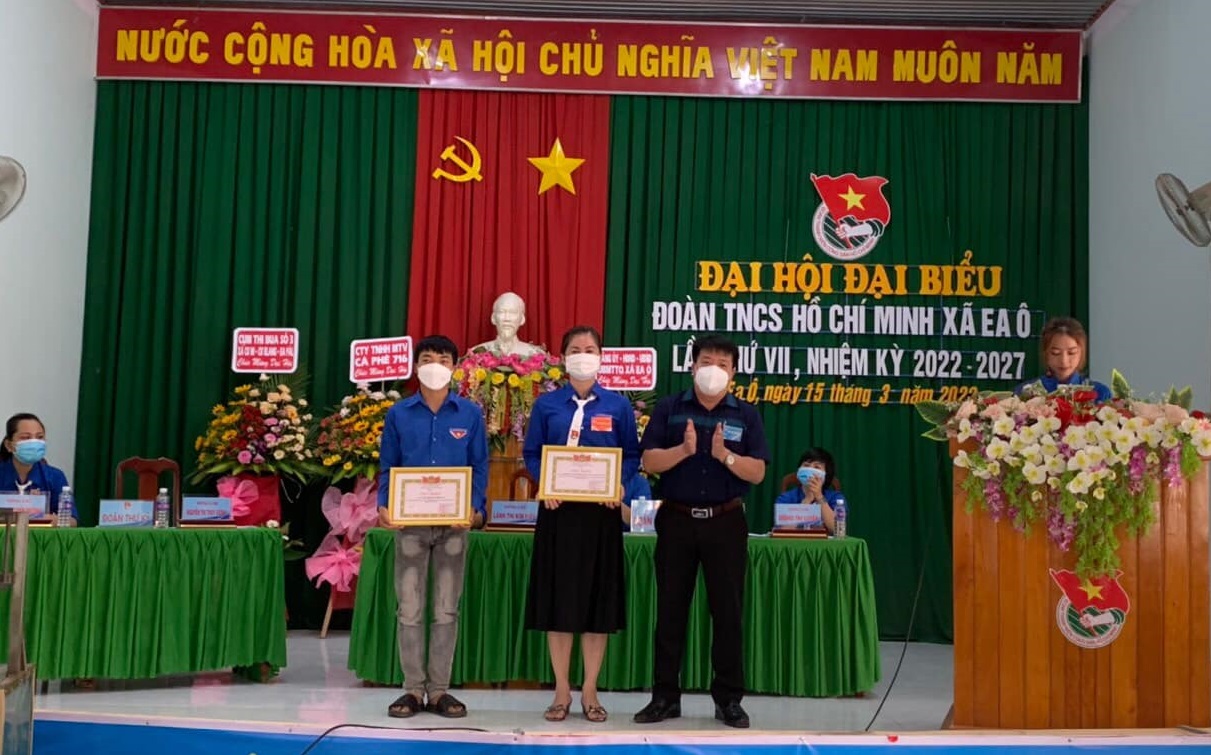 ĐẠI HỘI ĐẠI BIỂU ĐOÀN TNCS HỒ CHÍ MINH XÃ EA Ô LẦN THỨ VII, NHIỆM KỲ 2022 – 2027
