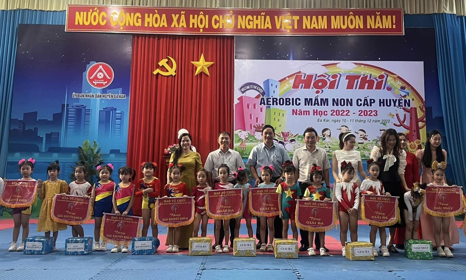 Hội thi Aerobic bậc mầm non cấp huyện, năm học 2022 – 2023