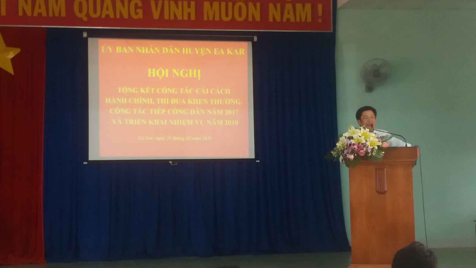 Ủy ban nhân dân huyện Ea Kar tổ chức Hội nghị tổng kết công tác Cải cách hành chính năm 2017, triển khai nhiệm vụ công tác năm 2018