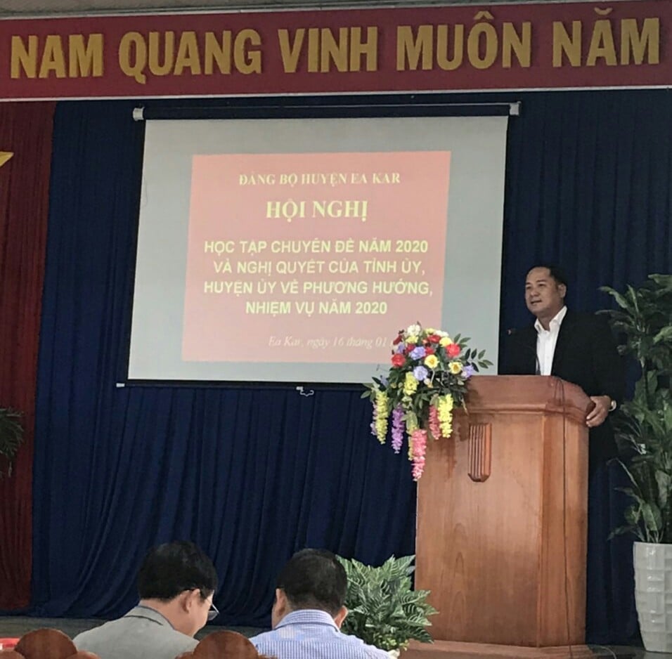 Hội nghị Chuyên đề học tập và làm theo tư tưởng, đạo đức, phong cách Hồ Chí Minh; Nghị quyết của Tỉnh ủy, Huyện ủy về phương hướng, nhiệm vụ năm 2020 