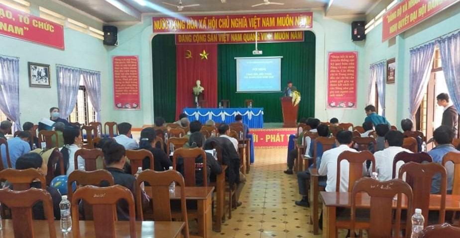 Hội nghị trao đổi, đối thoại giữa UBND xã Xuân Phú với Nhân Dân năm 2020