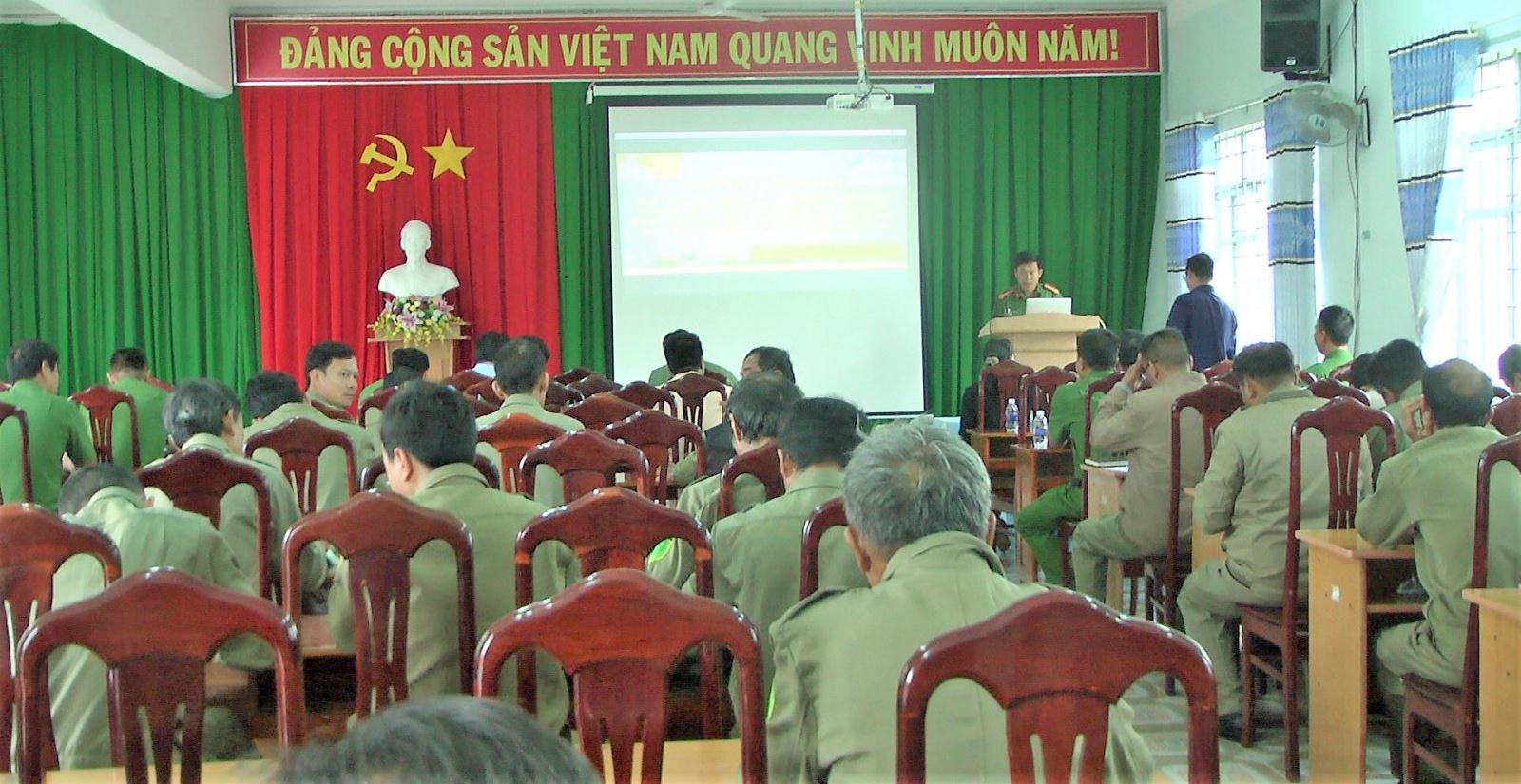 Khai giảng  lớp bồi dưỡng nghiệp vụ cho lực lượng Bảo vệ dân phố năm 2022 