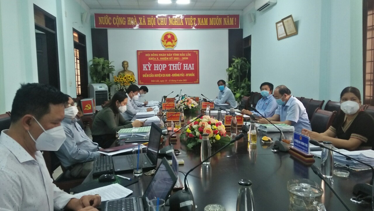 Đại biểu huyện Ea Kar - Krông Pắc - M’Đrắk tham dự  Kỳ họp thứ Hai, HĐND tỉnh Đắk Lắk khóa X