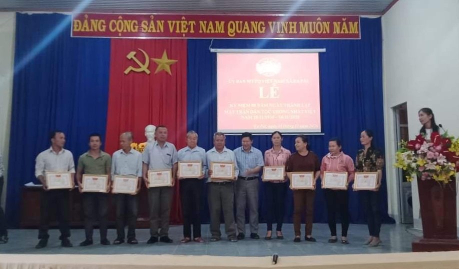 Tọa Kỷ niệm 90 năm Ngày truyền thống Mặt trận Tổ quốc Việt Nam, ngày hội Đại đoàn kết toàn dân tộc năm 2020.