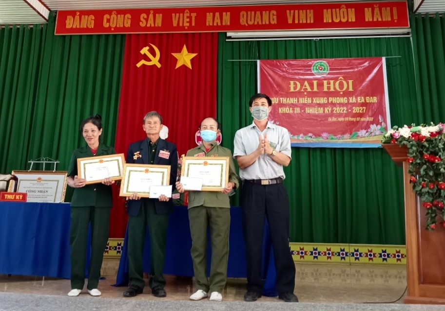 Đại hội đại biểu Hội cựu thanh niên xung phong xã EaĐar khóa III, nhiệm kỳ 2022 - 2027