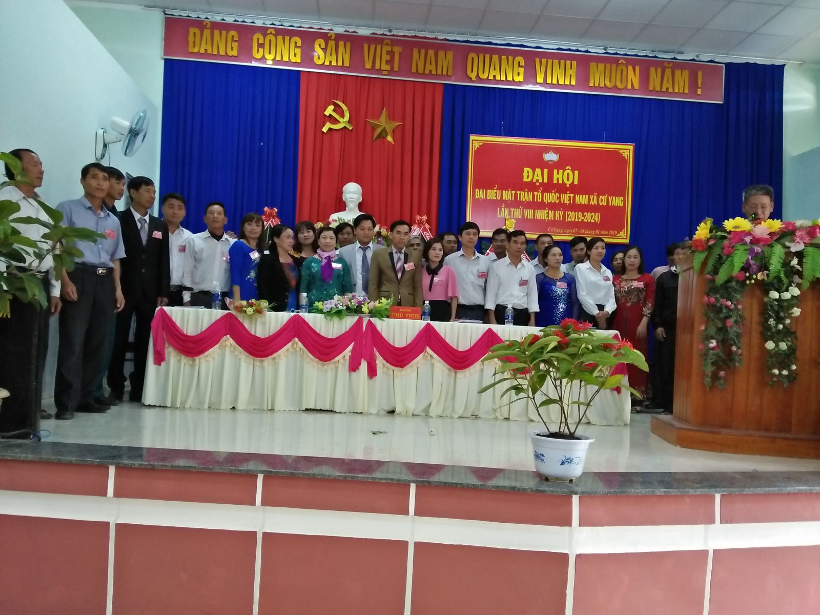 Đại hội Mặt trận Tổ quốc Việt Nam xã Cư Yang lần thứ VIII, nhiệm kỳ 2019-2024