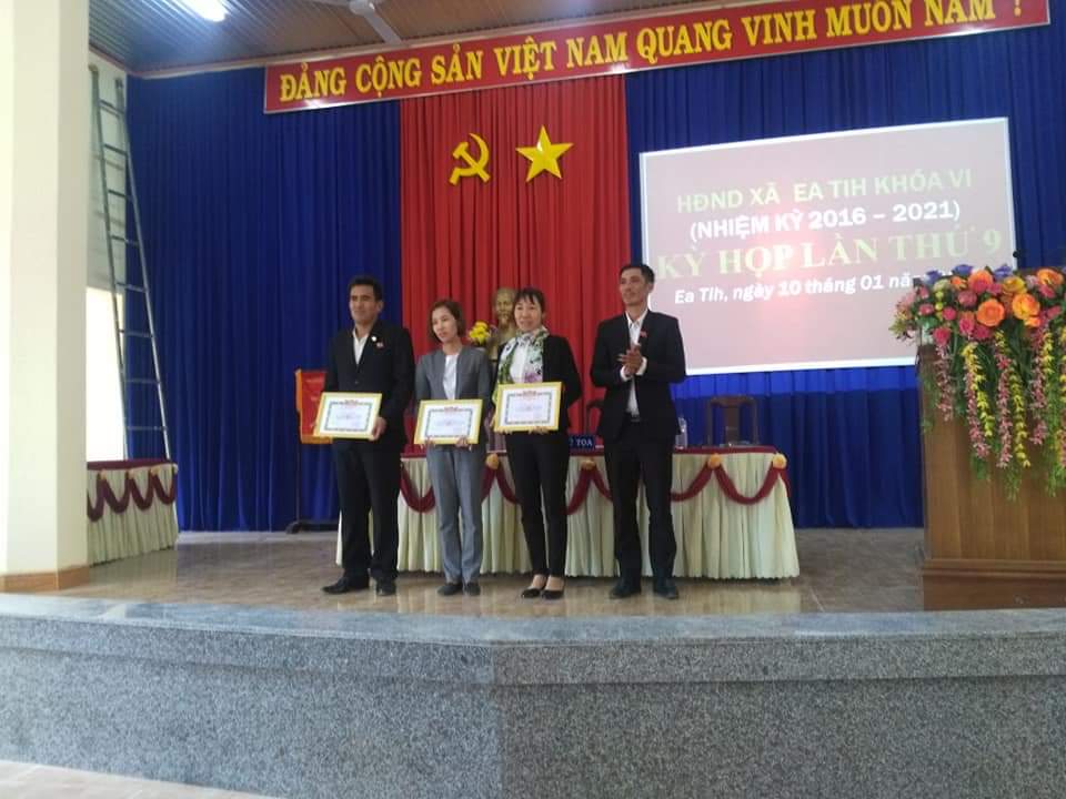Kỳ họp thứ 9, HĐND xã Ea Tih khóa VI, nhiệm kỳ 2016 – 2021
