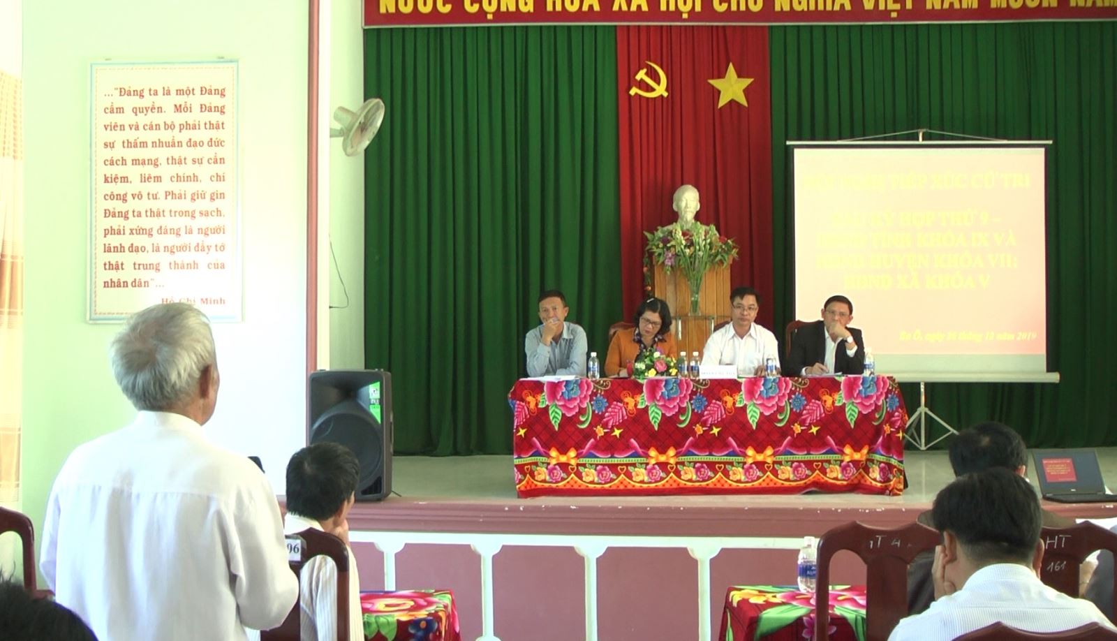 Đại biểu HĐND 3 cấp tiếp xúc cử tri tại xã Ea Ô, huyện Ea Kar sau kỳ họp thứ 9