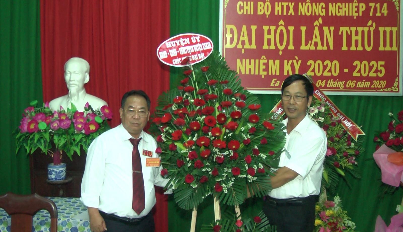 Đại hội chi bộ Hợp tác xã nông nghiệp 714 lần thứ III,  nhiệm kỳ 2020-2025