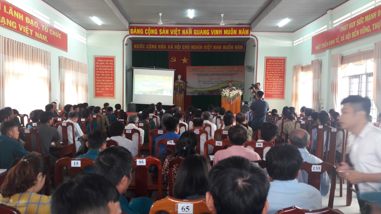 Tập huấn nâng cao năng lực phòng chống thiên tai trong xây dựng nông thôn mới