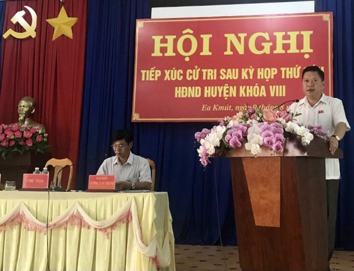 Hội nghị tiếp xúc cử tri, sau kỳ họp thứ 6, HĐND huyện khóaVIII và HĐND xã khóa VII, nhiệm kỳ 2021 – 2026 
