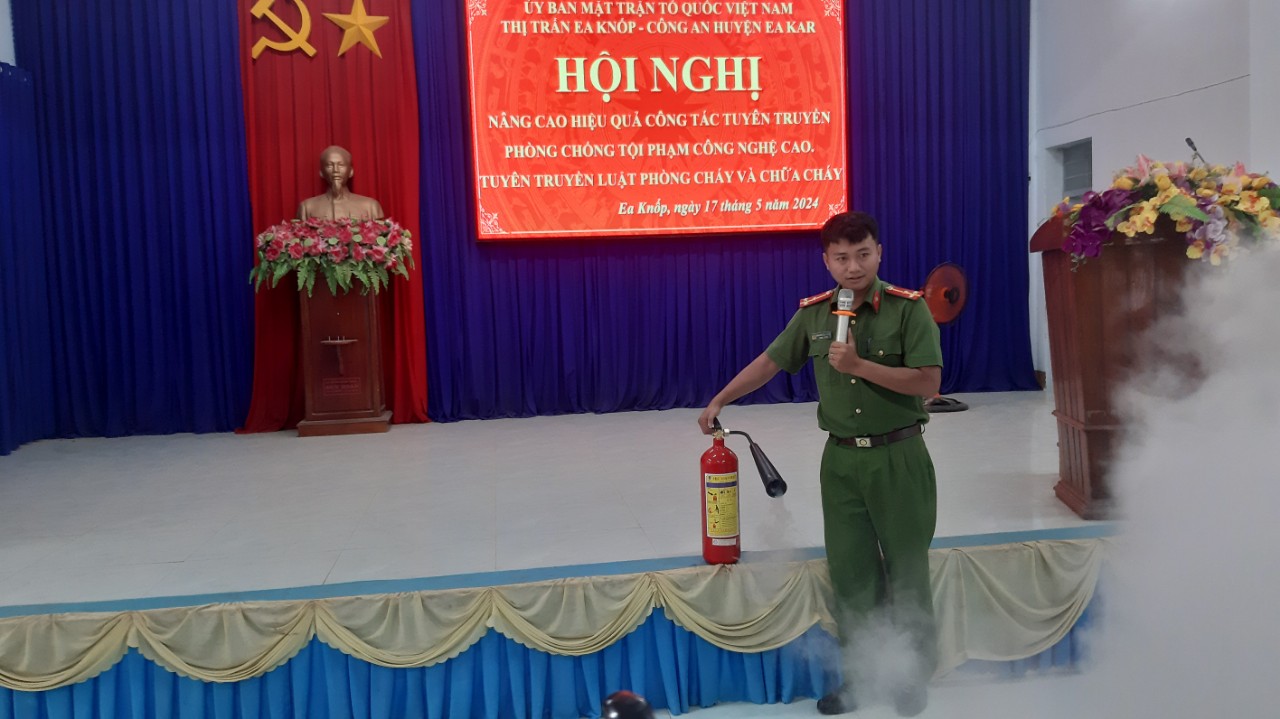 Hội nghị Nâng cao hiệu quả công tác tuyên truyền, phòng chống tội phạm công nghệ cao; tuyên truyền luật phòng cháy và chữa cháy