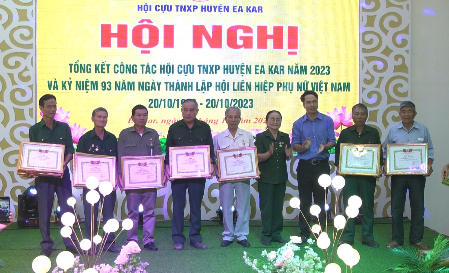 Hội cựu thanh niên xung phong huyện Ea Kar  tổng kết hoạt động năm 2023.