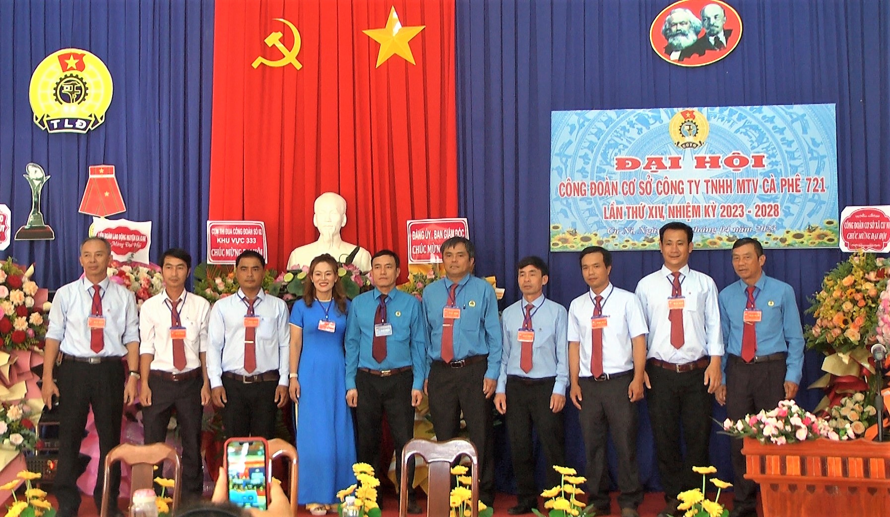 Đại hội công đoàn cơ sở công ty TNHH MTV cà phê 721 - lần thứ XIV, nhiệm kỳ 2023 – 2028