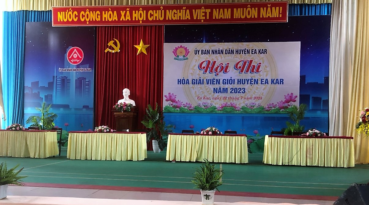 Sẵn sàng cho Hội thi hòa giải viên giỏi huyện Ea Kar năm 2023