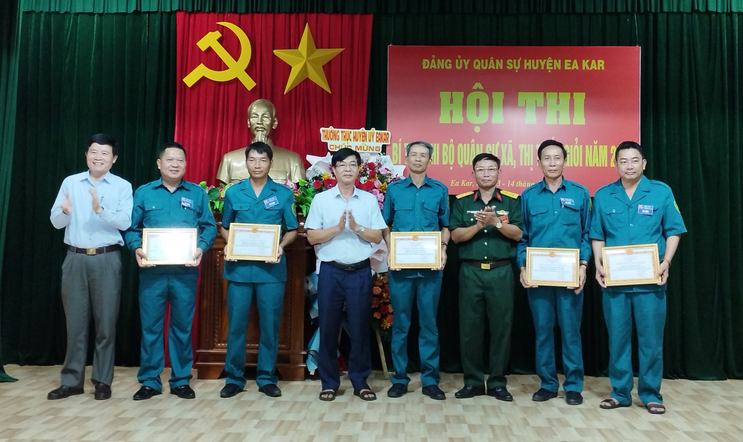 Hội thi bí thư chi bộ quân sự xã, thị trấn giỏi năm 2023
