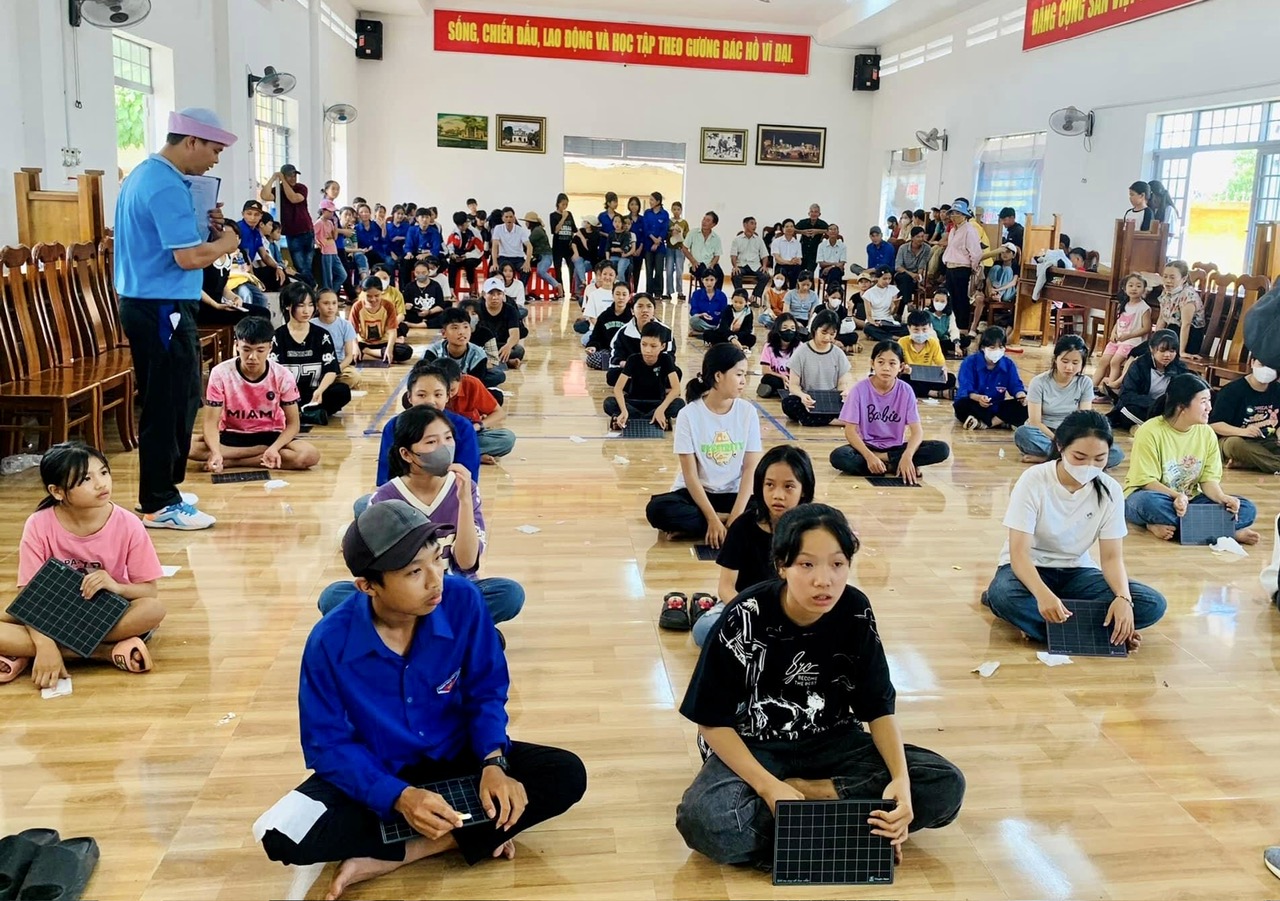 Ban chỉ đạo hoạt động hè xã Xuân Phú tổ chức Hội thi trò chơi dân gian hè năm 2024