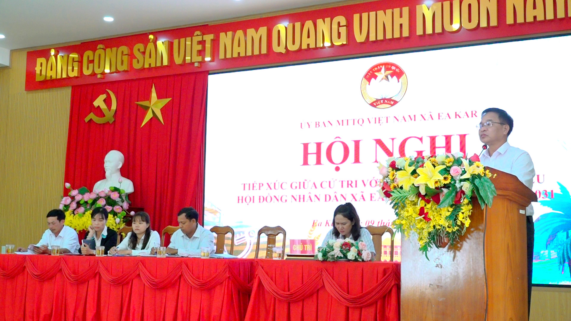 Hội nghị tiếp xúc cử tri với người ứng cử đại biểu HĐND xã khóa II, nhiệm kỳ 2026 – 2031