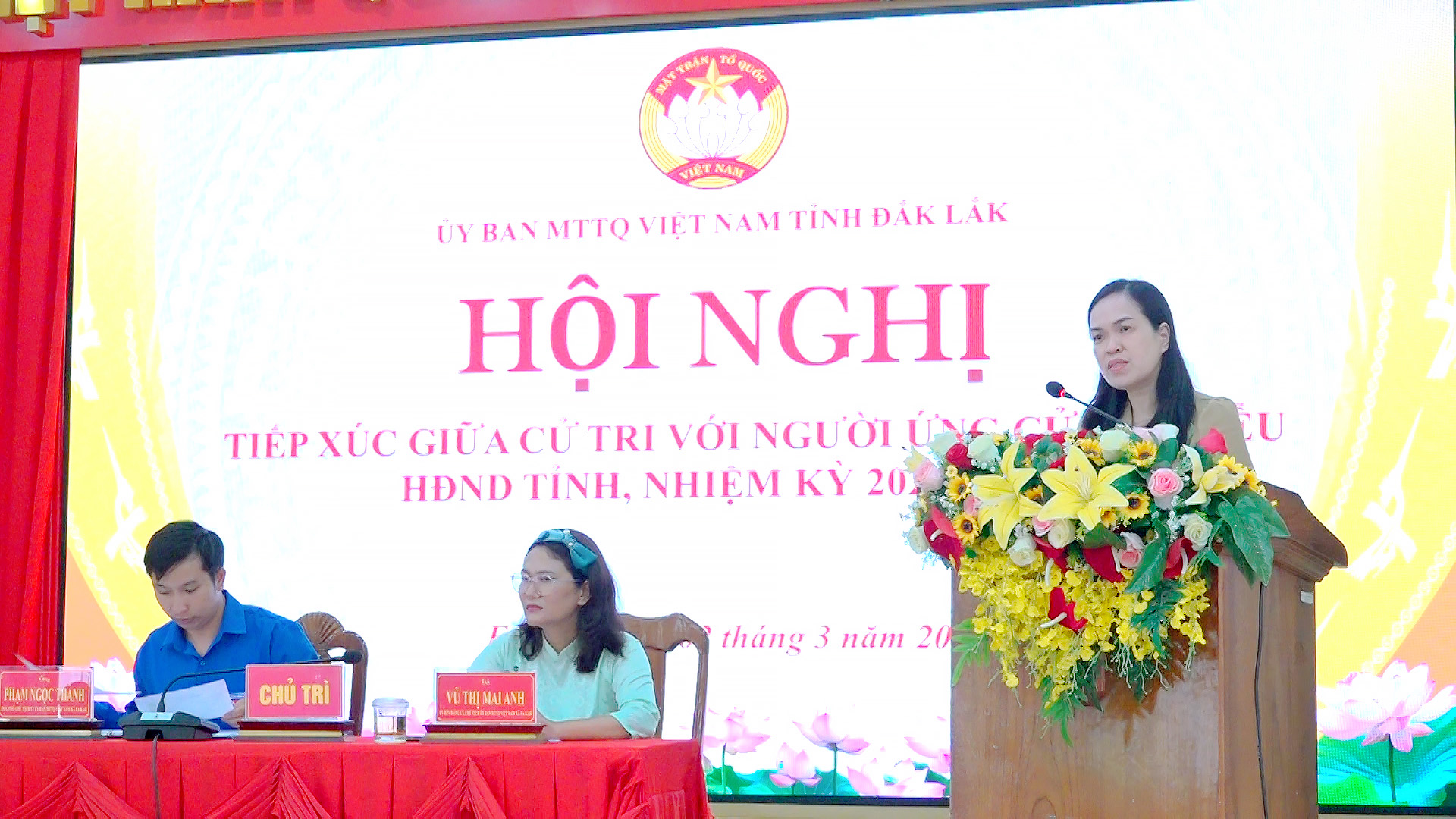 Hội nghị tiếp xúc cử tri với người ứng cử  đại biểu HĐND tỉnh Đắk Lắk khóa XI, nhiệm kỳ 2026 – 2031