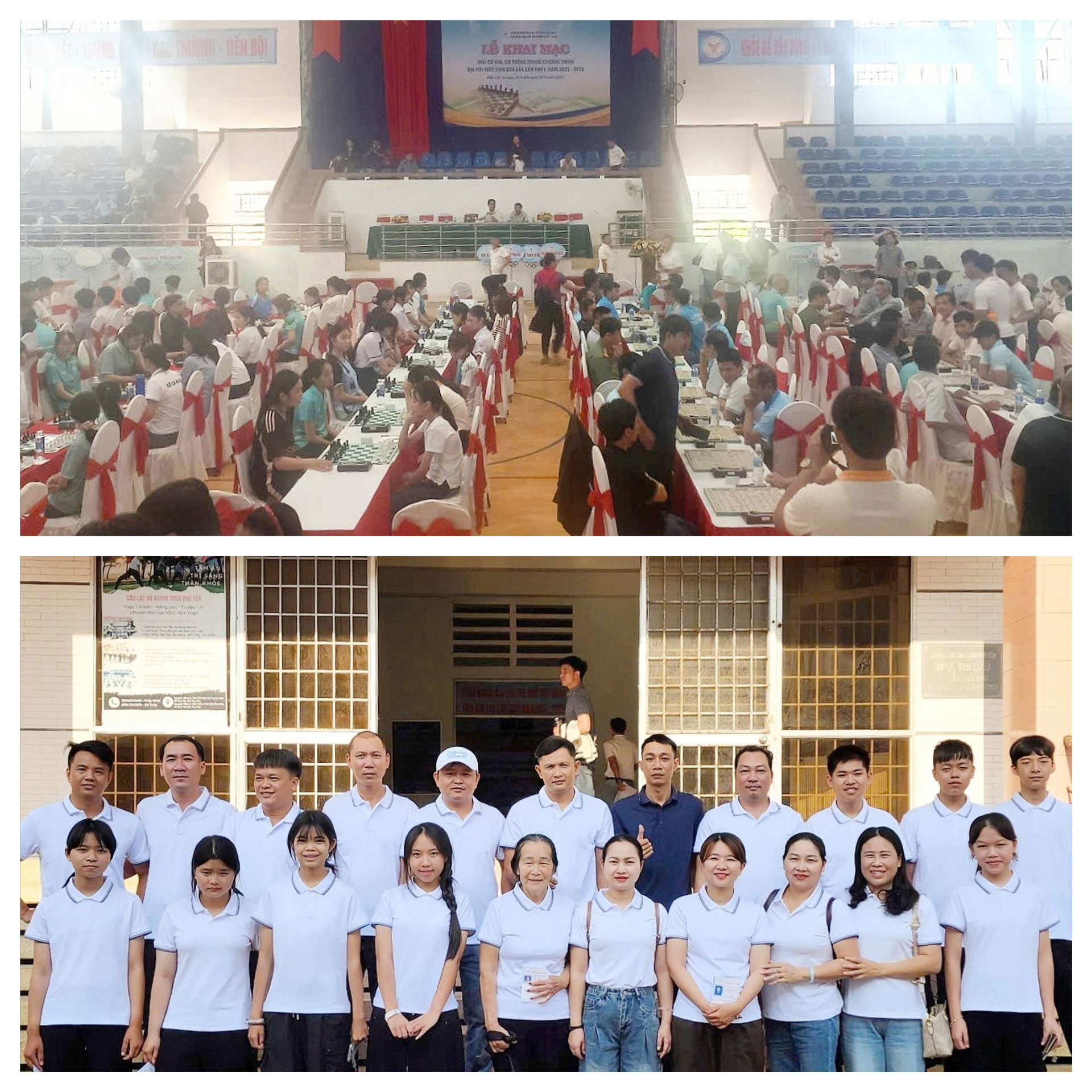 Đoàn VĐV Cờ vua, Cờ tướng xã Ea Kar thi đấu xuất sắc dành giải Ba toàn đoàn