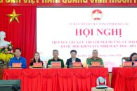 Tiếp xúc cử tri với người ứng cử đại biểu Quốc hội khóa XVI tại đơn vị bầu cử số 2